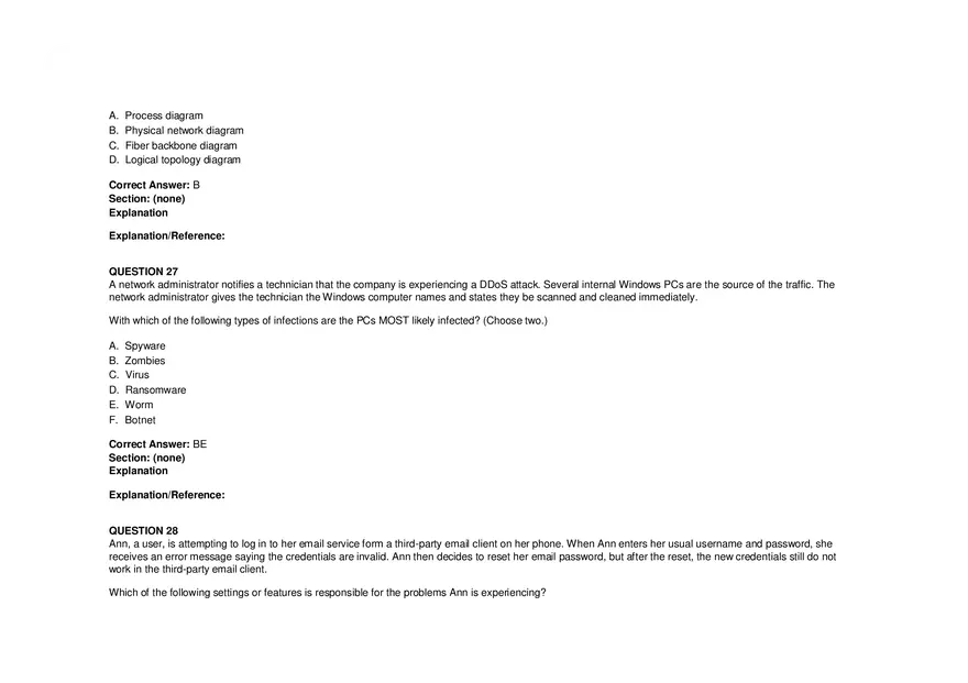 Windows Server Security - Practice Test and Answers Part 2 - Page 2