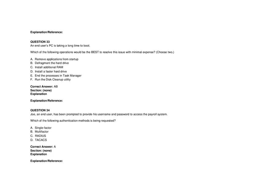 Windows Server Security - Practice Test and Answers Part 2 - Page 6