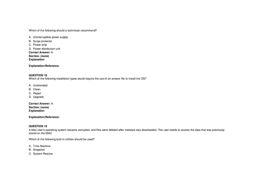 Windows Server Security - Practice Test and Answers Part 1 - Page 10
