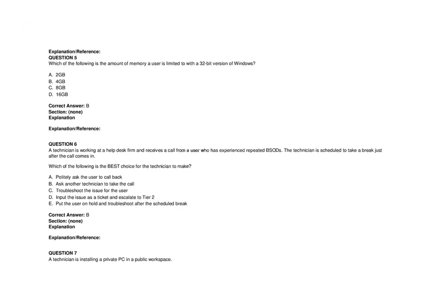 Windows Server Security - Practice Test and Answers Part 1 - Page 4