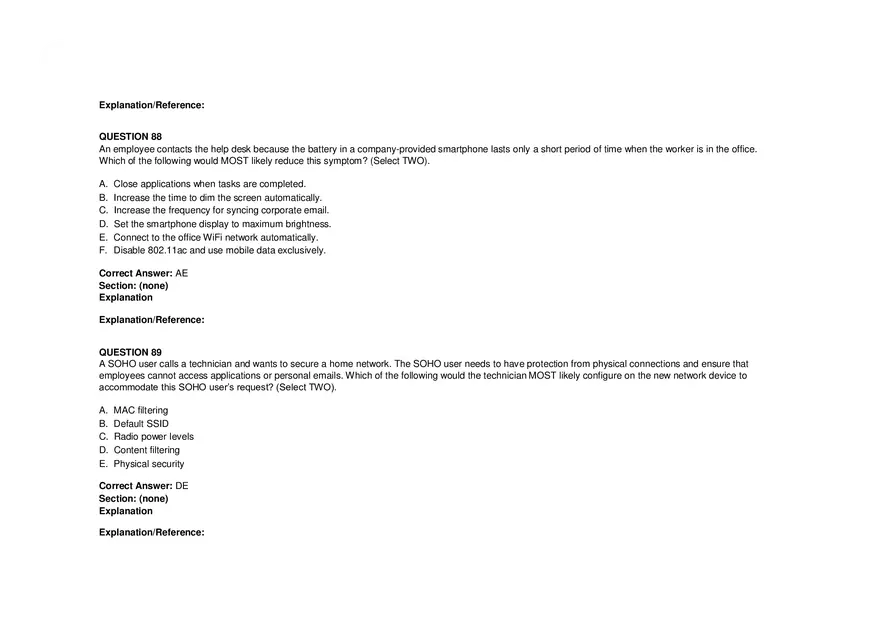 Windows Server Security - Practice Test and Answers Part 4 - Page 10