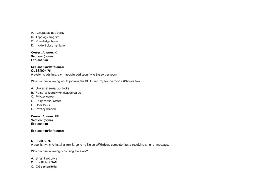 Windows Server Security - Practice Test and Answers Part 4 - Page 4