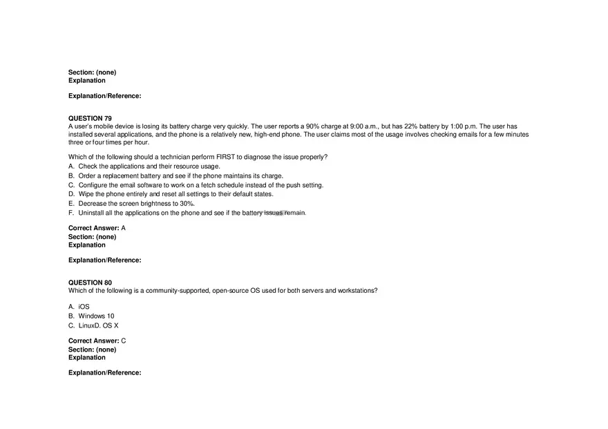 Windows Server Security - Practice Test and Answers Part 4 - Page 6