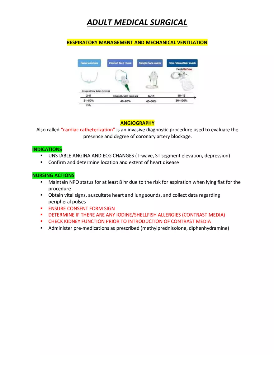 Adult Medical Surgical Notes For Nursing Part 3 - Page 5