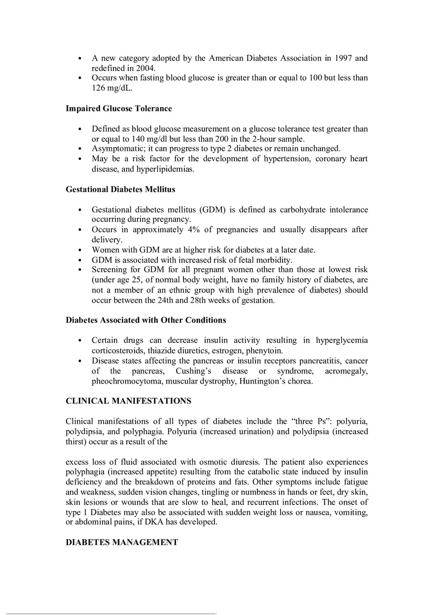 Nursing Care Plans for Diabetes Mellitus - Page 6