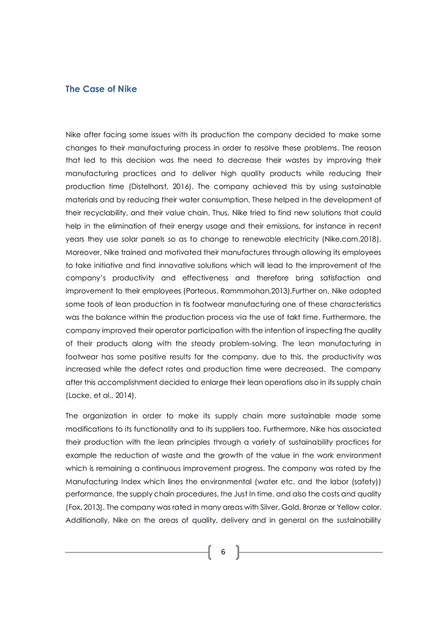 Operations Management - The Case Of Nike - Page 8
