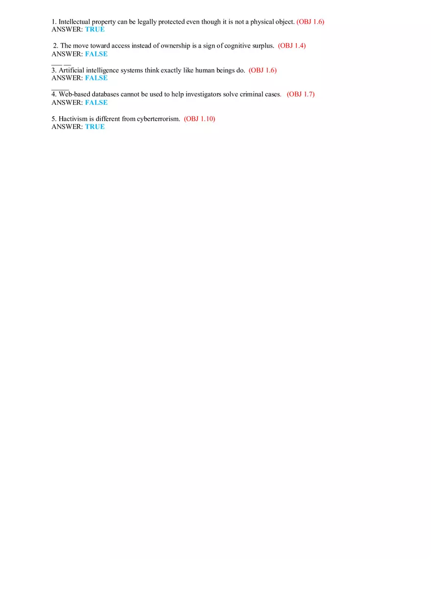 Business Processing Practice Chapter 2 Answer Key - Page 6