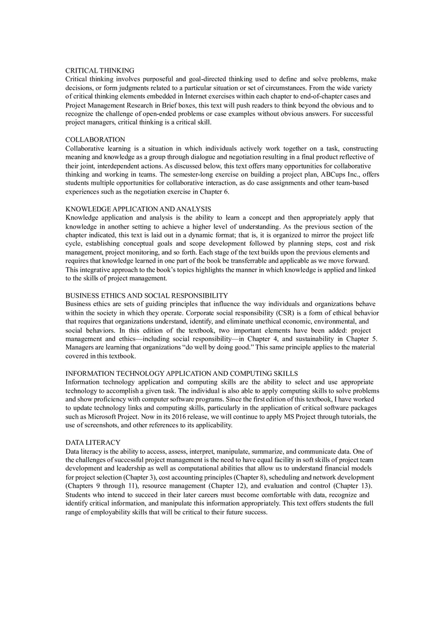 Lecture Notes - Introduction to Project Management and Why Project Management - Page 6