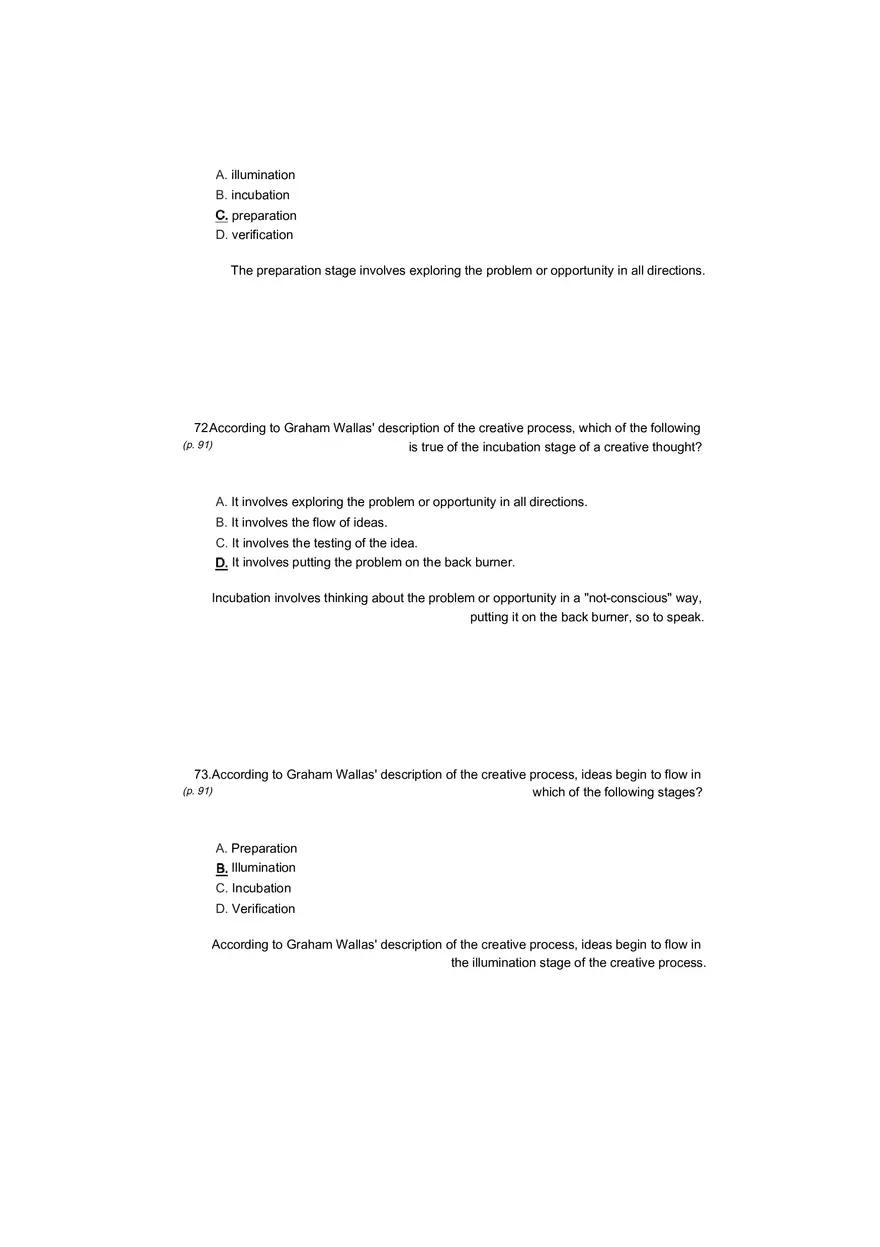 Small Business Its Opportunities and Rewards (Answer Key) Part 9 - Page 11