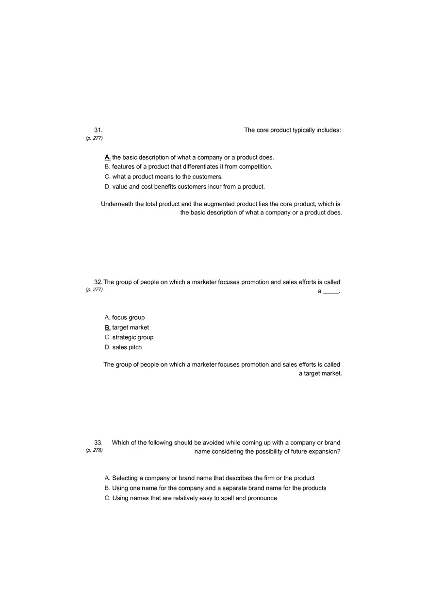 Small Business Its Opportunities and Rewards (Answer Key) Part 14 - Page 4