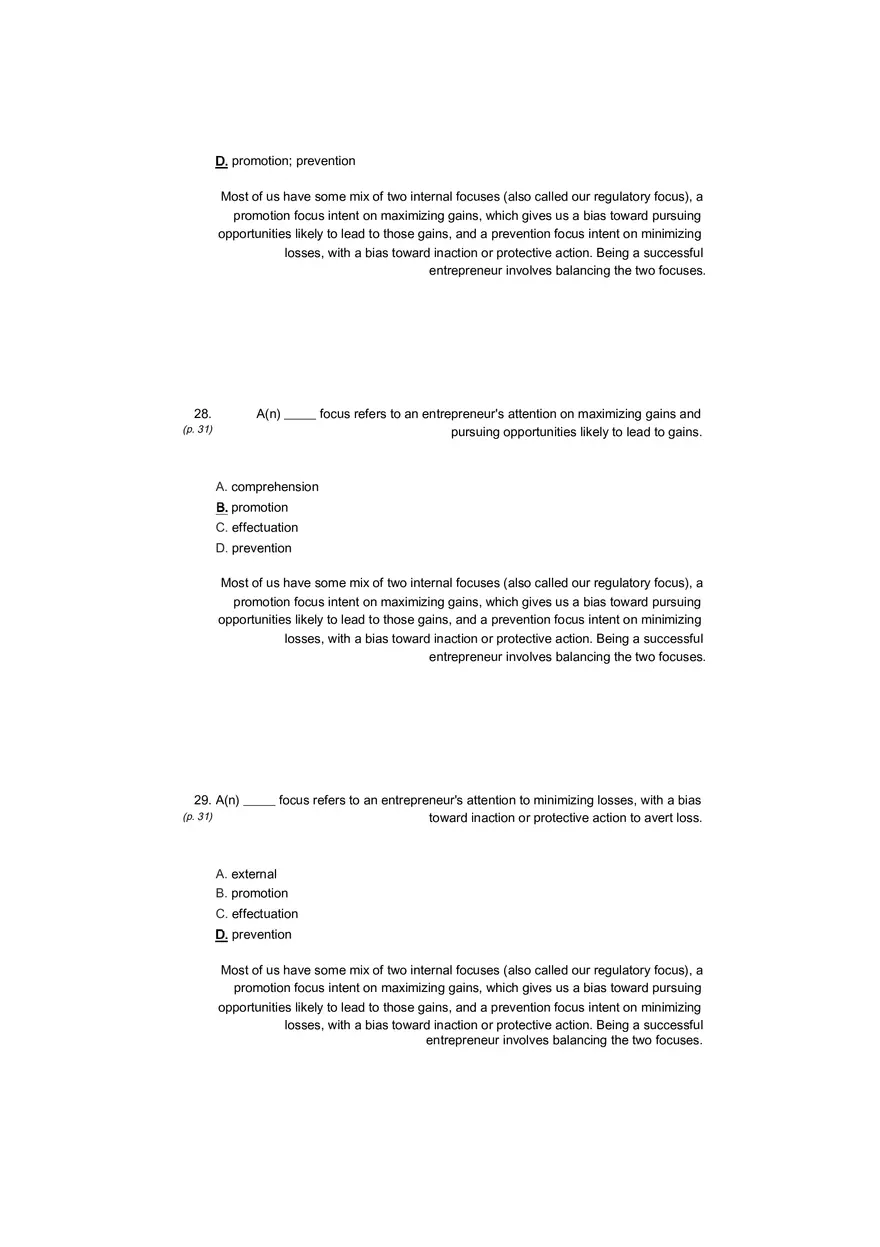 Small Business Its Opportunities and Rewards (Answer Key) Part 4 - Page 10