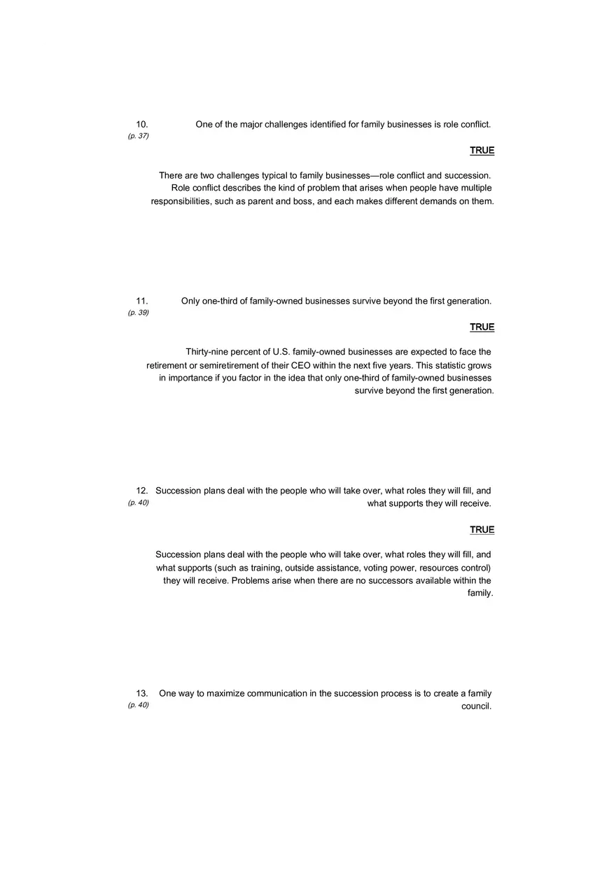 Small Business Its Opportunities and Rewards (Answer Key) Part 4 - Page 4