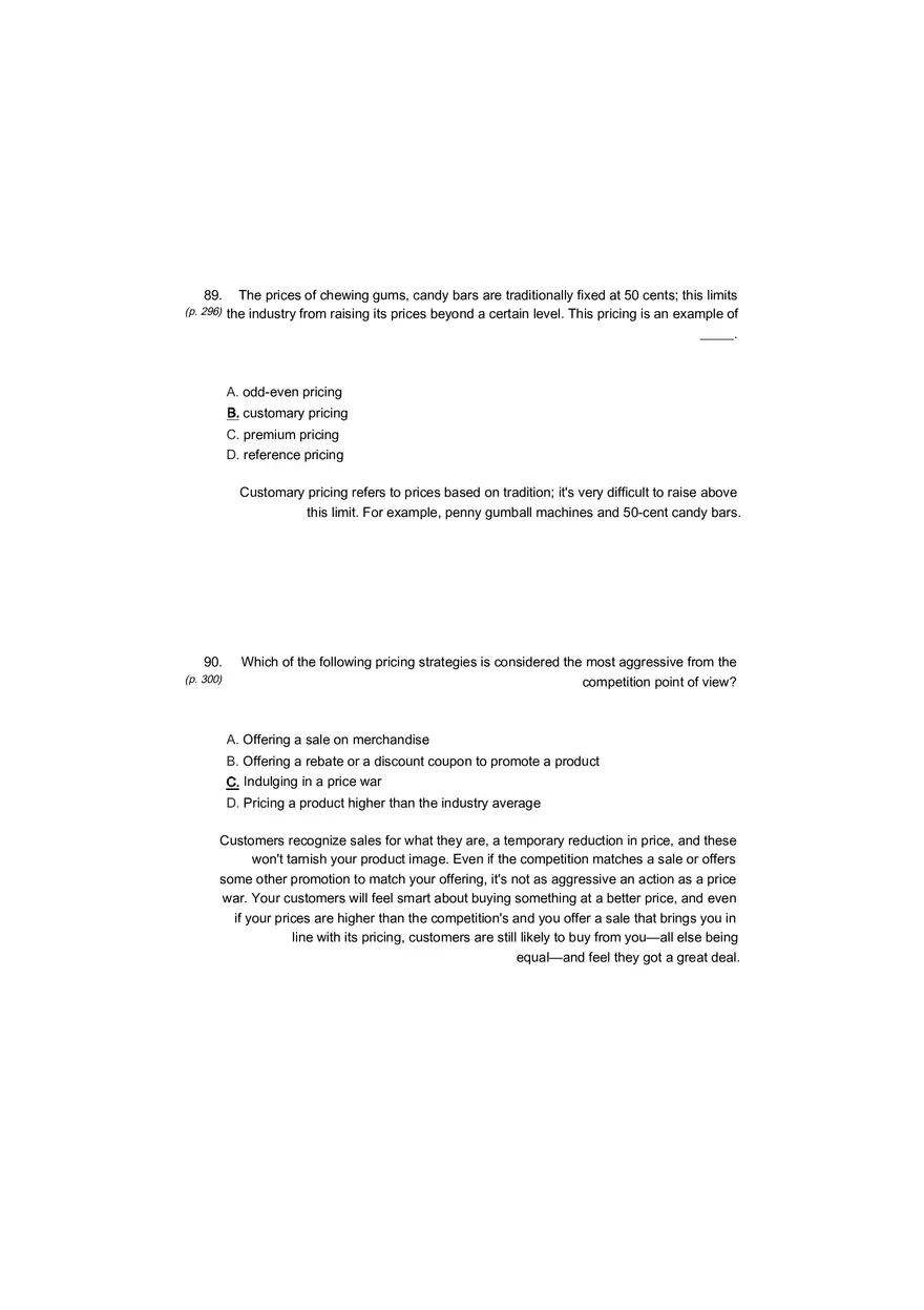 Small Business Its Opportunities and Rewards (Answer Key) Part 15 - Page 7