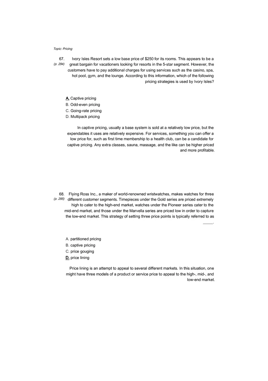 Small Business Its Opportunities and Rewards (Answer Key) Part 15 - Page 12