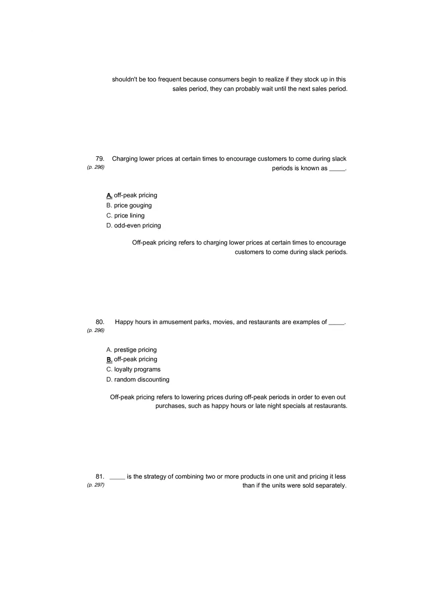 Small Business Its Opportunities and Rewards (Answer Key) Part 15 - Page 3