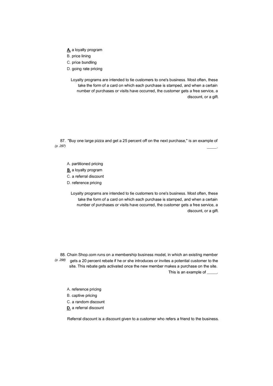 Small Business Its Opportunities and Rewards (Answer Key) Part 15 - Page 6