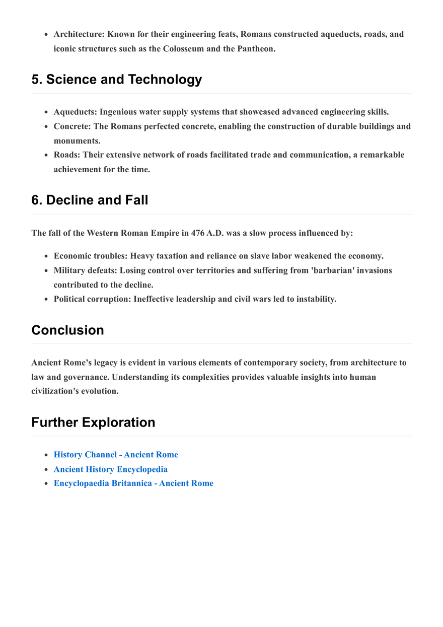 What You Should Know About Ancient Rome - Page 2