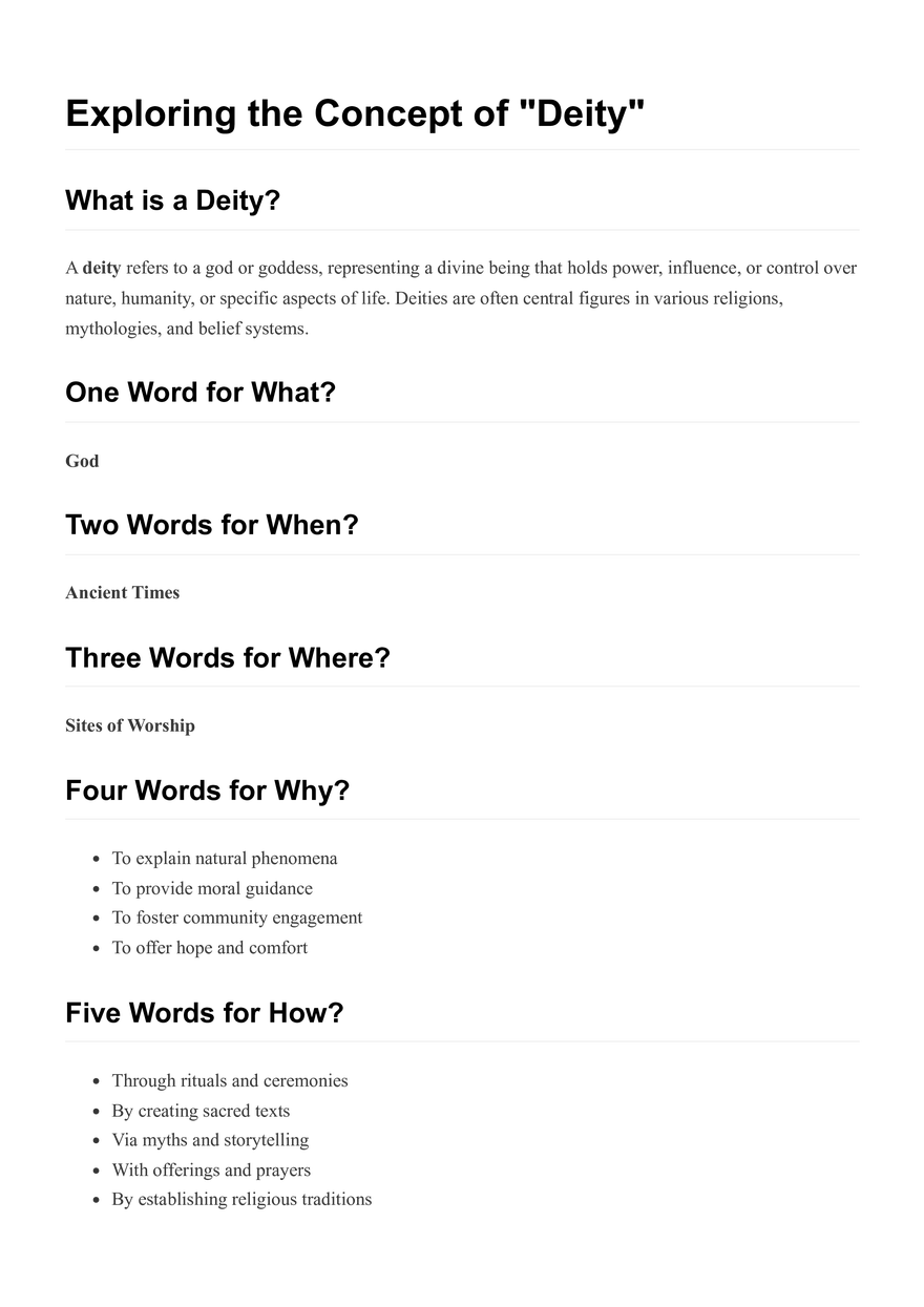 Exploring the Concept of "Deity" - Page 1