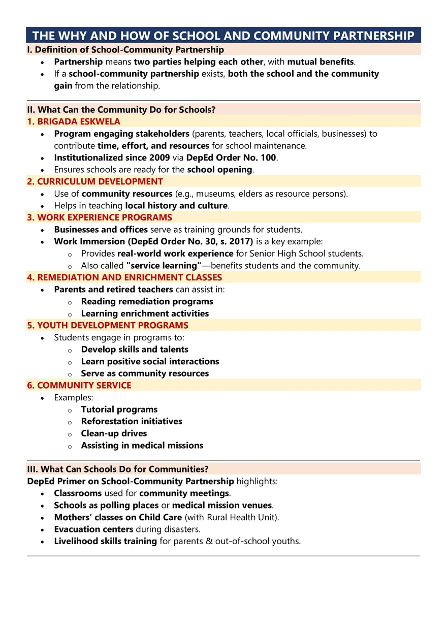 School-Community Partnership Reviewer - Page 1