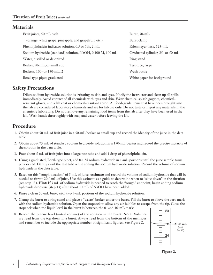 Titration of Fruit Juices - Page 2