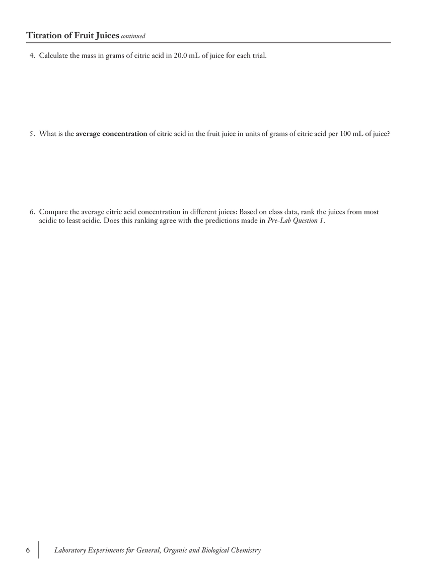 Titration of Fruit Juices - Page 6
