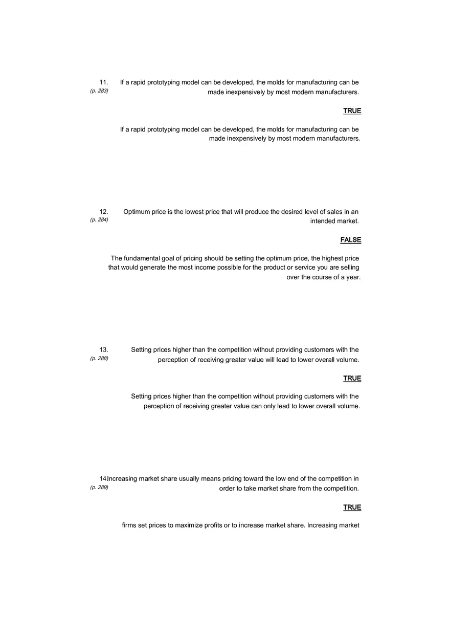 Small Business Its Opportunities and Rewards (Answer Key) Part 13 - Page 8