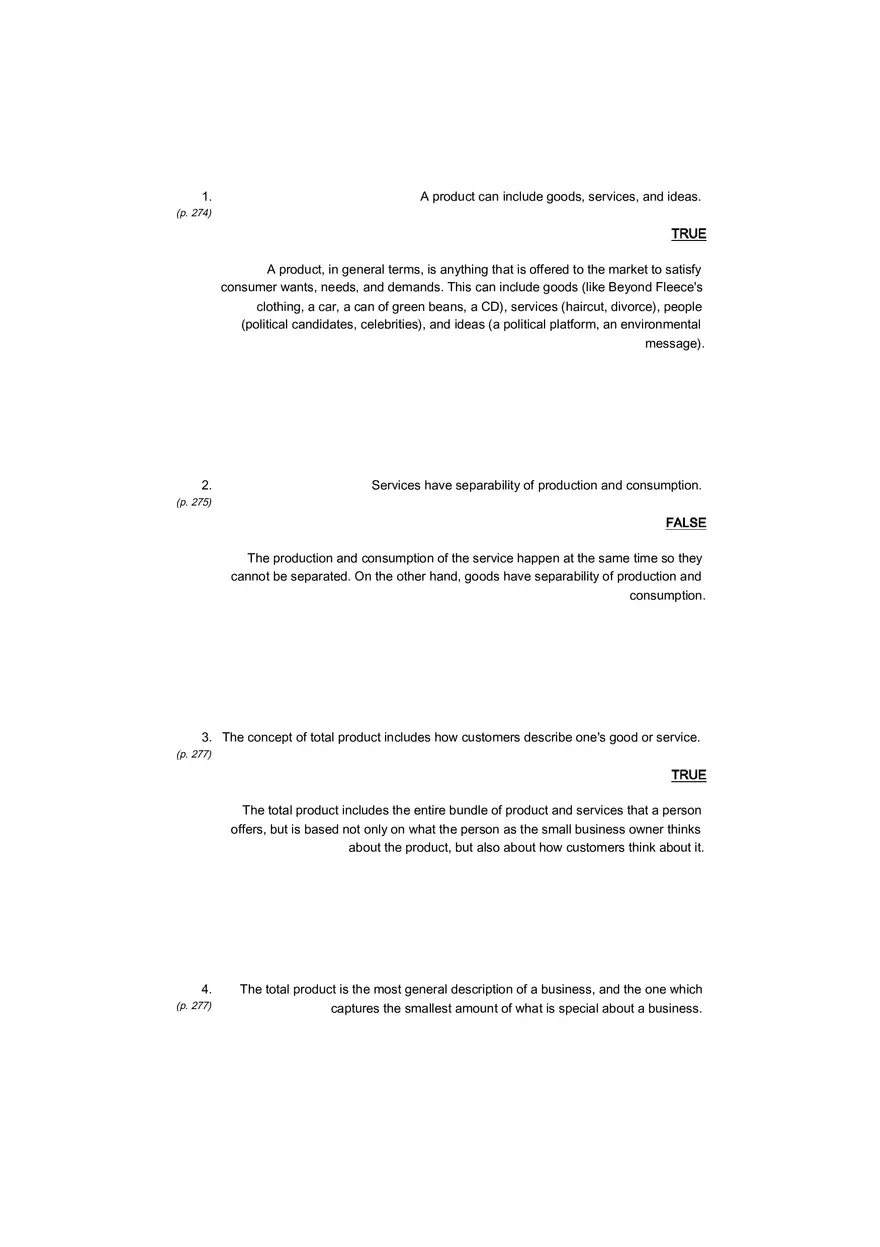 Small Business Its Opportunities and Rewards (Answer Key) Part 13 - Page 5