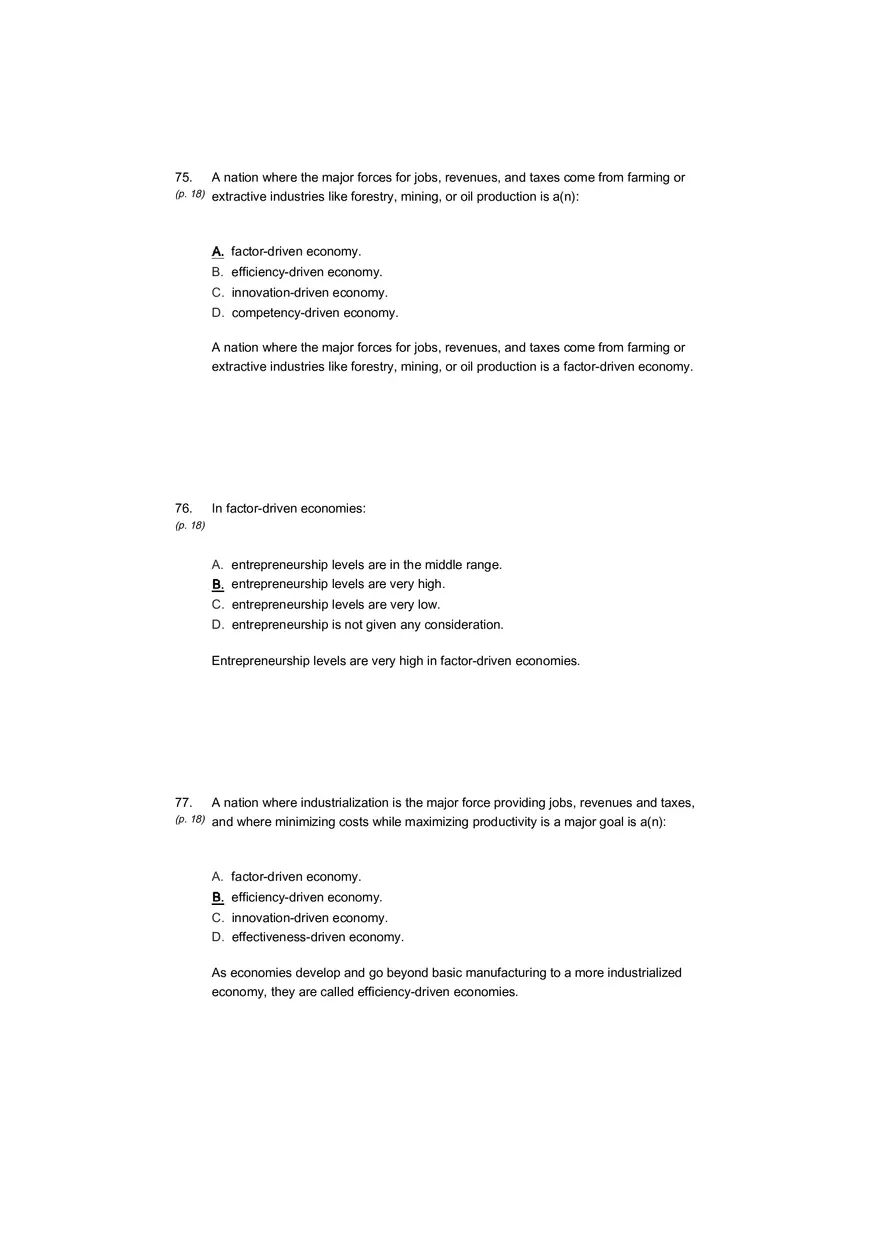 Small Business Its Opportunities and Rewards (Answer Key) Part 3 - Page 9