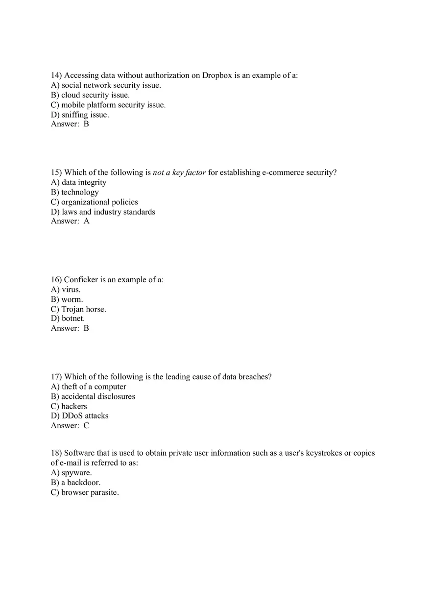 E-commerce Security and Payment Systems Part 1 - Page 4