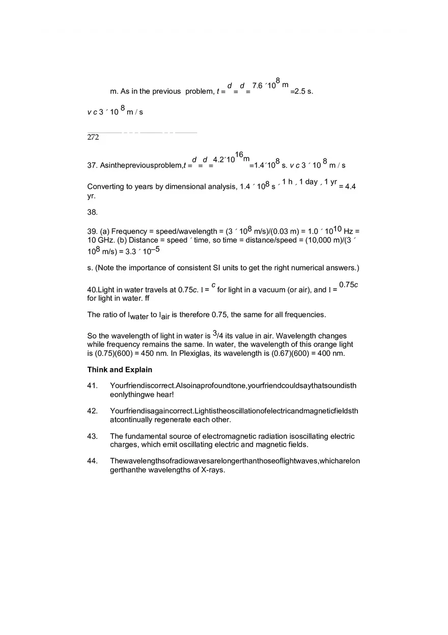 Properties of Light Solutions Lecture Notes - Page 3