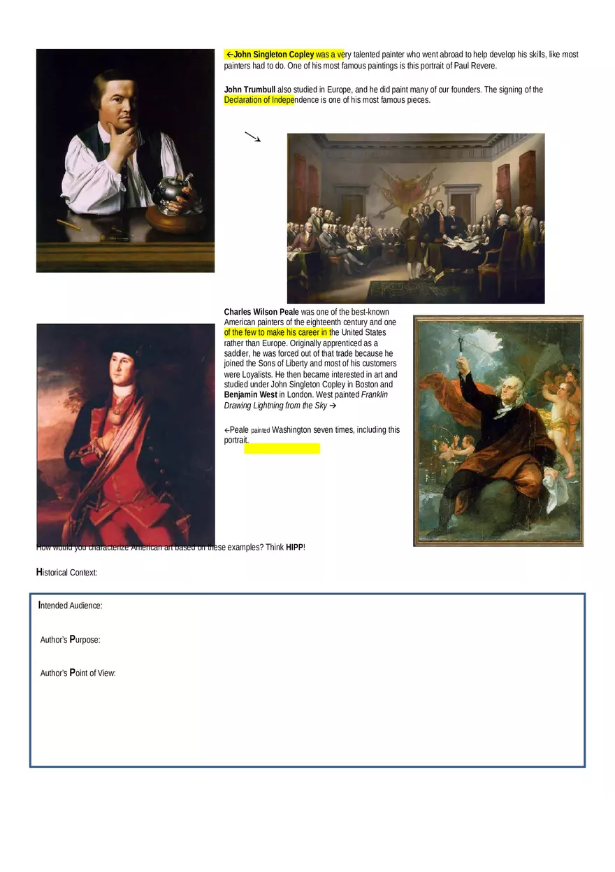 Colonial Society in the 18th Century Guided Reading - Page 8
