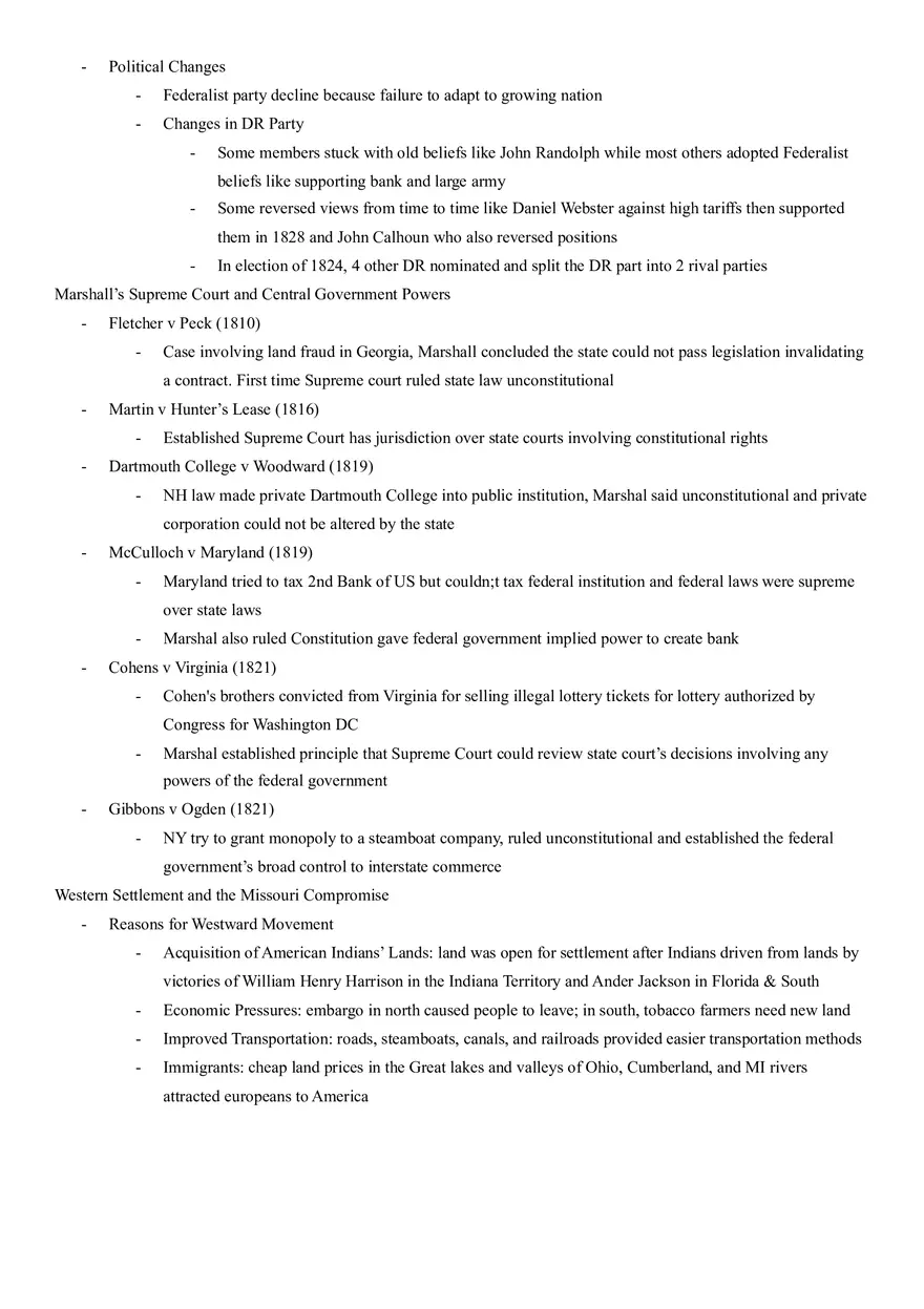 Nationalism and Economic Development, 1816-1848 Notes - Page 2