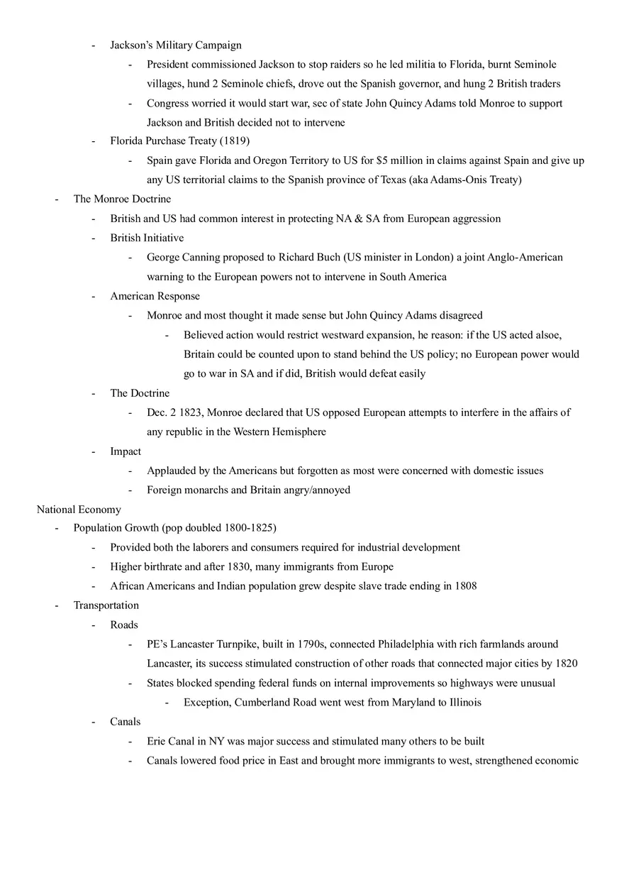 Nationalism and Economic Development, 1816-1848 Notes - Page 4