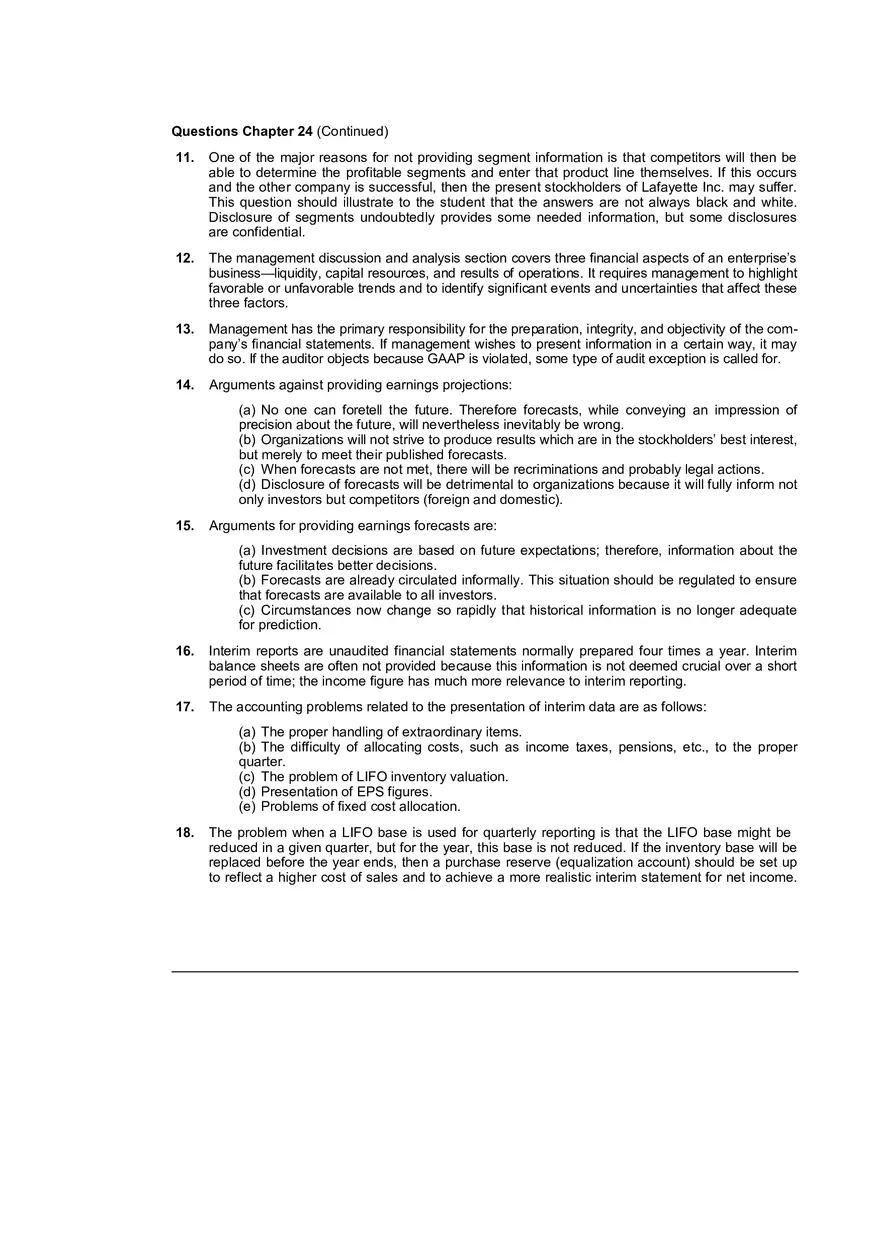 Chapter 24 Full Disclosure in Financial Reporting Part 1 - Page 9