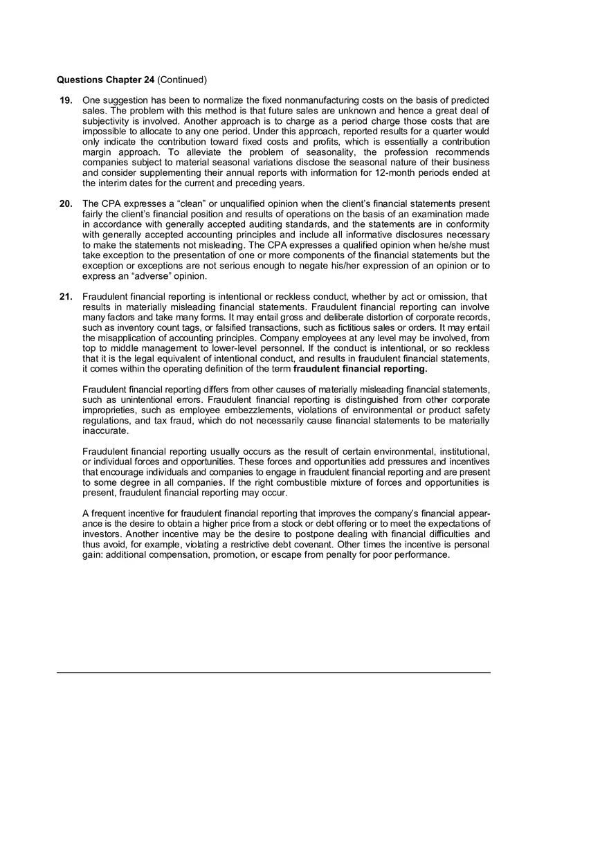 Chapter 24 Full Disclosure in Financial Reporting Part 1 - Page 10