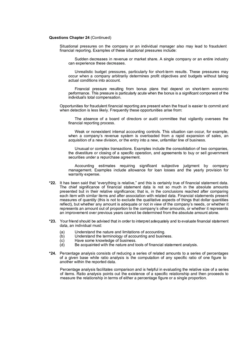 Chapter 24 Full Disclosure in Financial Reporting Part 1 - Page 11