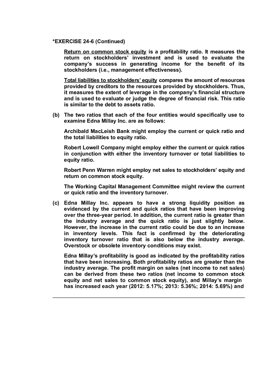 Chapter 24 Full Disclosure in Financial Reporting Part 2 - Page 11