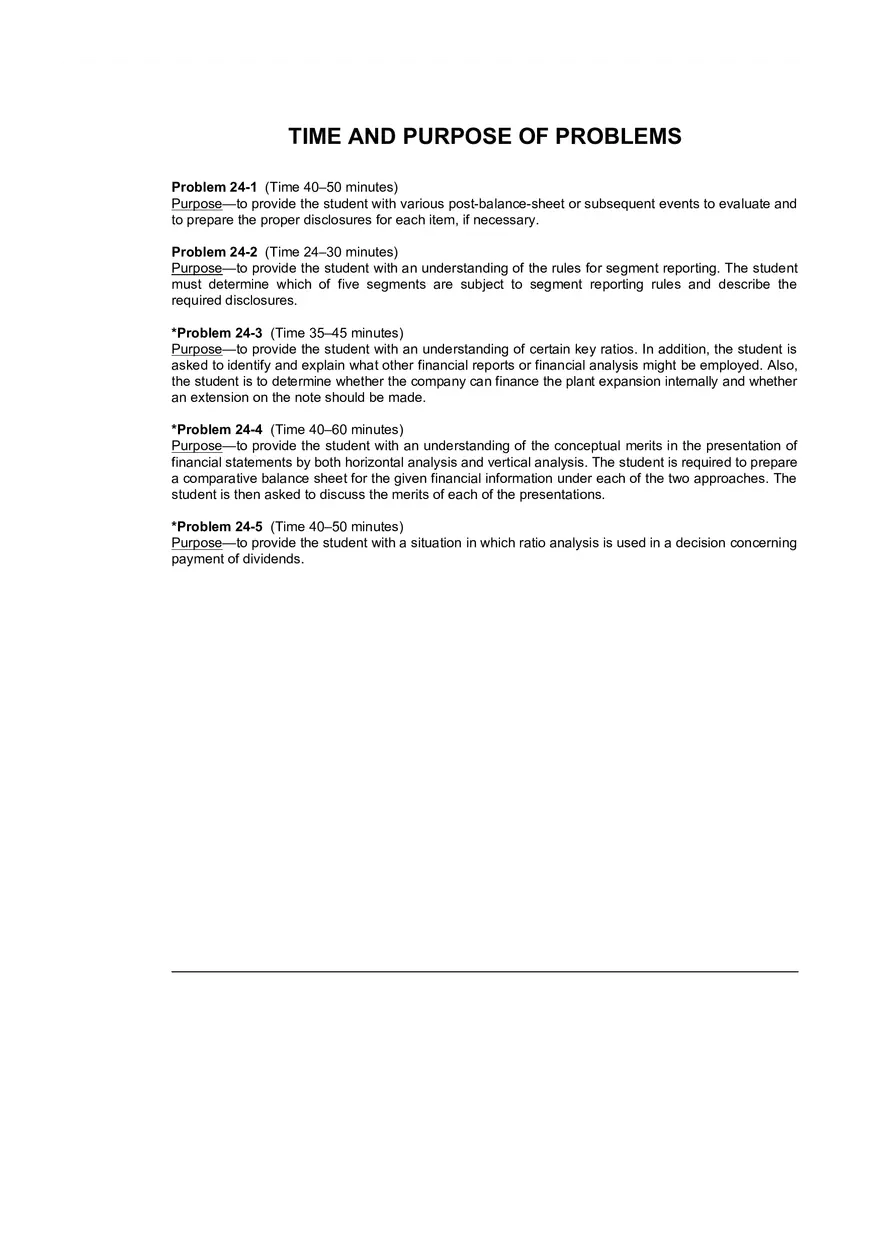 Chapter 24 Full Disclosure in Financial Reporting Part 2 - Page 13