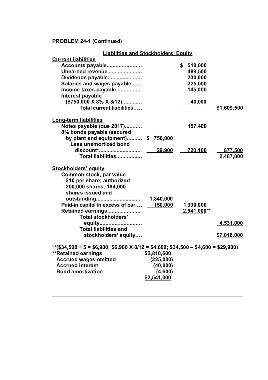 Chapter 24 Full Disclosure in Financial Reporting Part 2 - Page 3