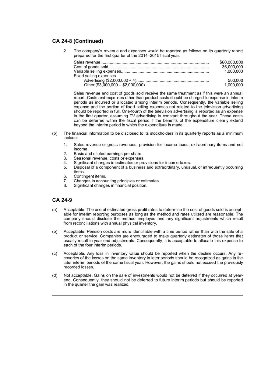 Chapter 24 Full Disclosure in Financial Reporting Part 4 - Page 7