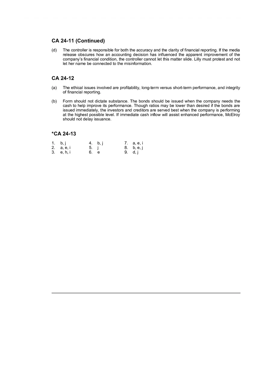 Chapter 24 Full Disclosure in Financial Reporting Part 4 - Page 9