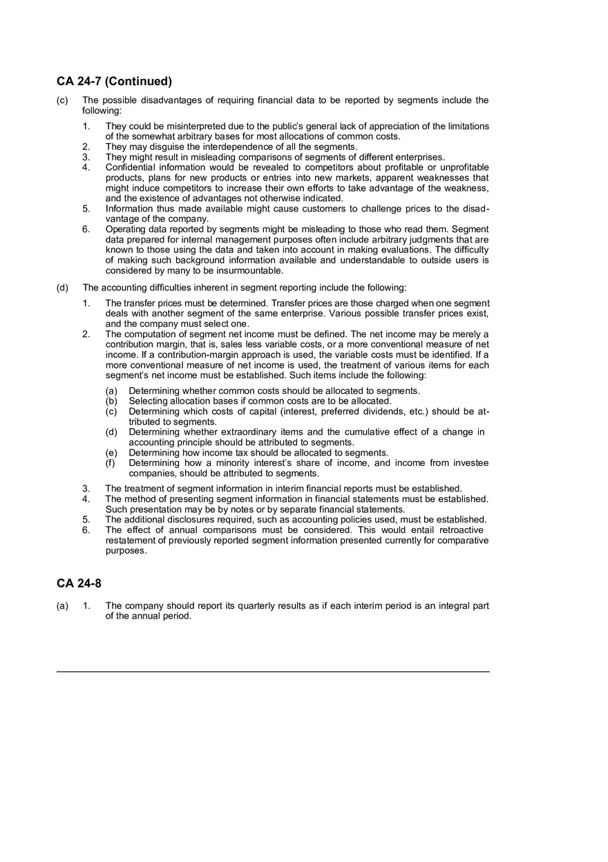 Chapter 24 Full Disclosure in Financial Reporting Part 4 - Page 6