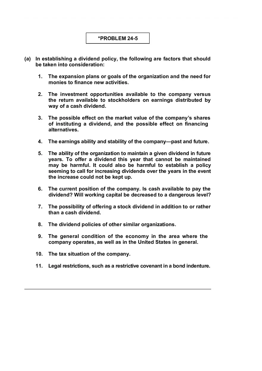Chapter 24 Full Disclosure in Financial Reporting Part 3 - Page 6