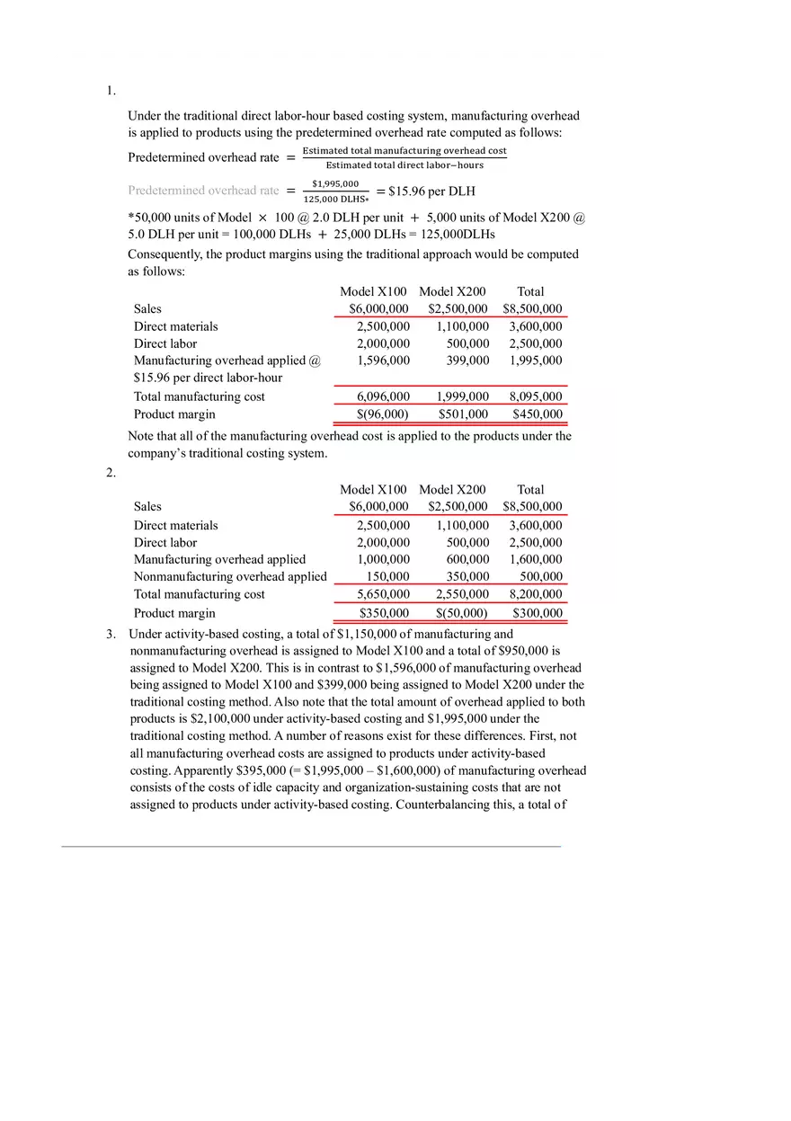Activity-Based Costing vs. Traditional Costing - Page 8