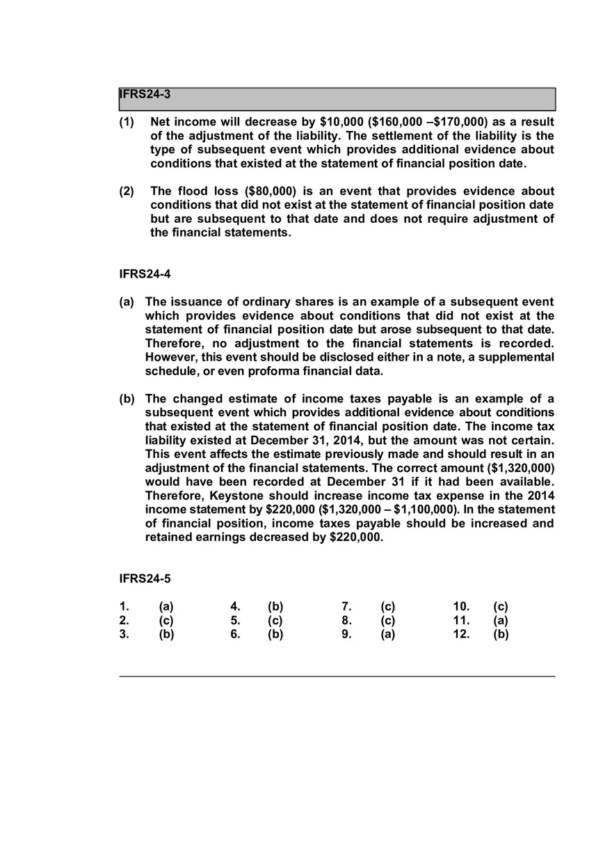 Chapter 24 Full Disclosure in Financial Reporting Part 5 - Page 4