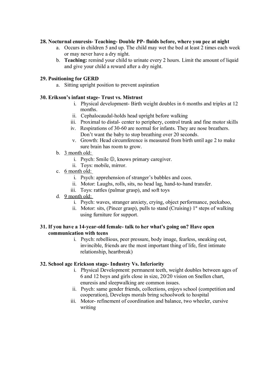 Peds Final Review - Page 8