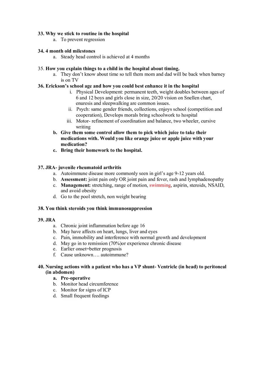 Peds Final Review - Page 9