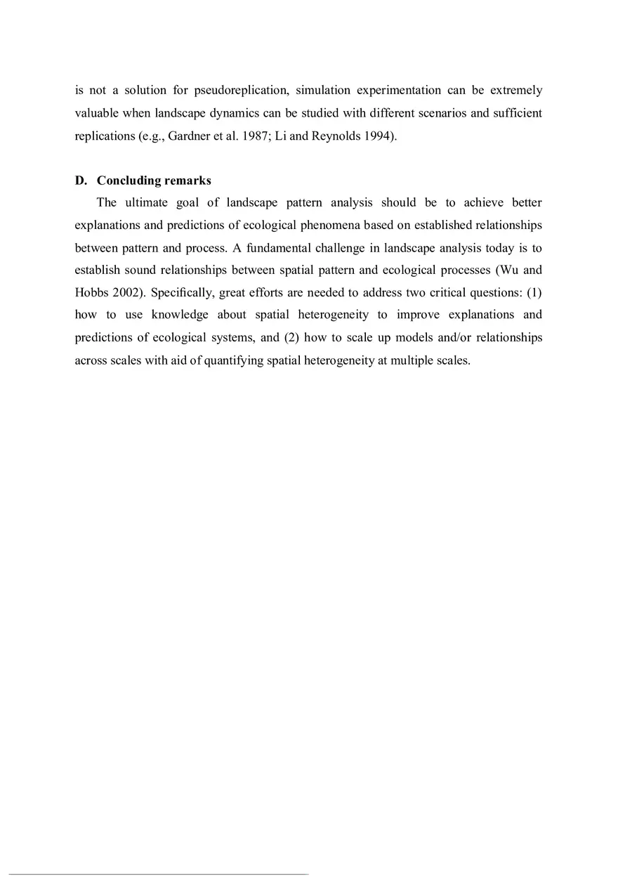 Use and Misuse of Landscape Indices - Page 4