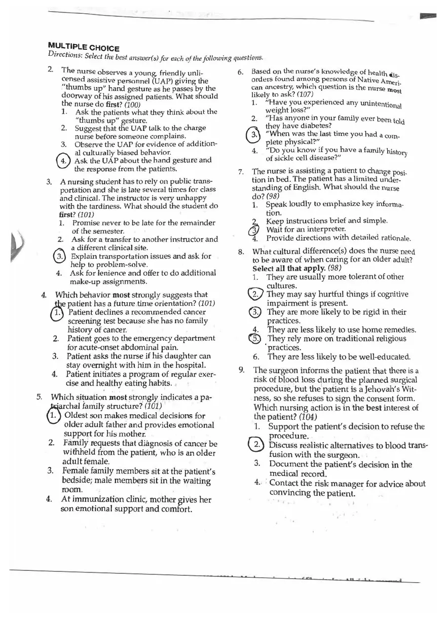 Cultural and Ethnic Considerations - Page 1