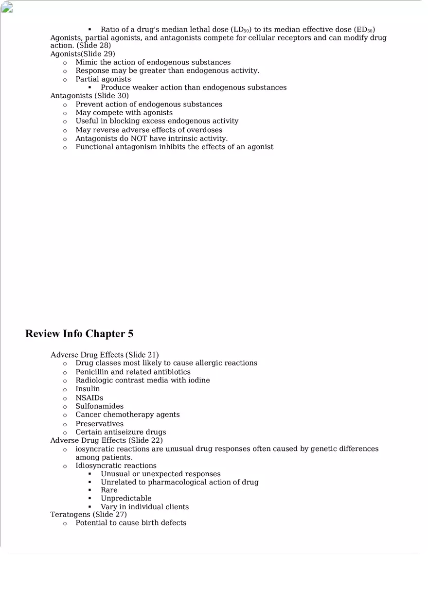 Studies of Nursing Pharmacology Quiz 2 - Page 7